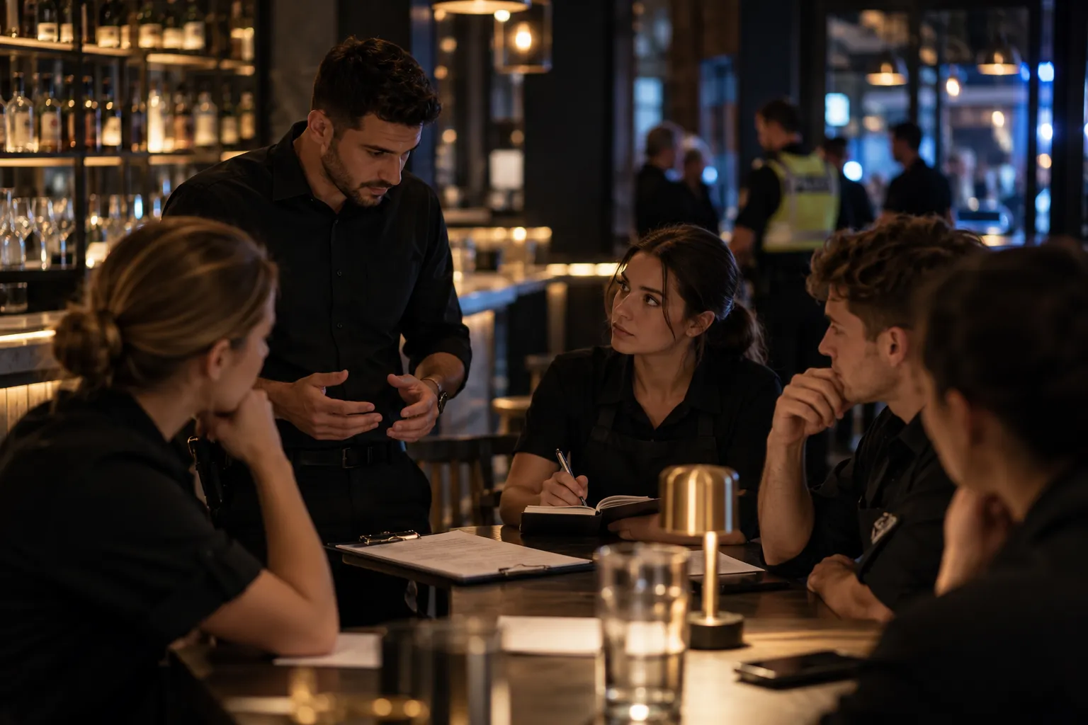 Late-Night Bar Team Debrief