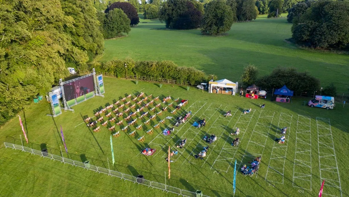 The movie show goes on, so drive in and chill out